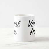 Retro Virtual Hugs Friends Kaffeetasse (Mittel)