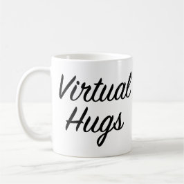 Retro Virtual Hugs Friends Kaffeetasse