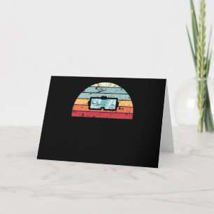 Retro Virtuelle Realität Sonnenuntergang Vintage v Karte