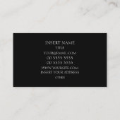 Retro Visitenkarte (Rückseite)