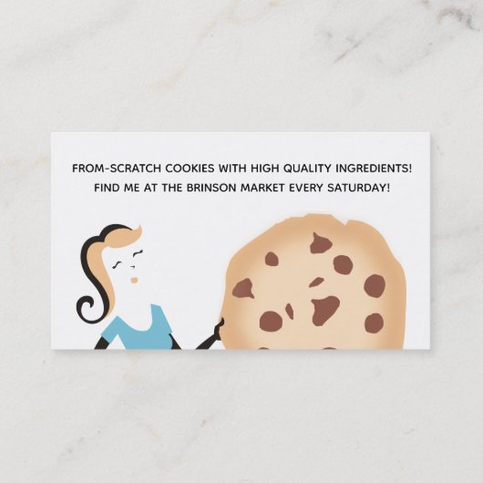 Retro Visitenkarte (Rückseite)