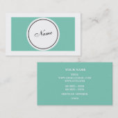 Retro Visitenkarte (Vorne/Hinten)