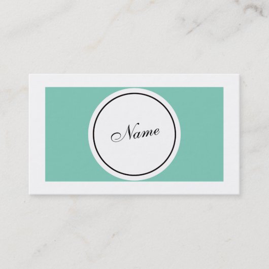 Retro Visitenkarte (Vorderseite)