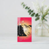 Retro Visitenkarte (Stehend Vorderseite)