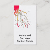 Retro Visitenkarte (Rückseite)