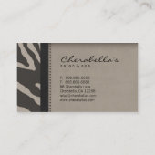 Retro Visitenkarte (Rückseite)