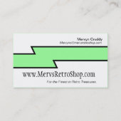 Retro Visitenkarte (Rückseite)