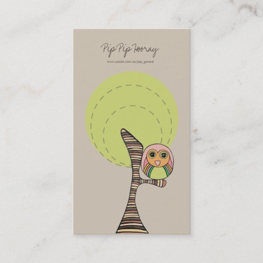 Retro Visitenkarte (Vorderseite)