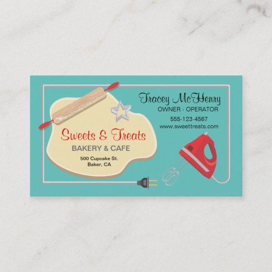 Retro Visitenkarte (Vorderseite)