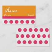 Retro Visitenkarte (Vorne/Hinten)