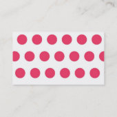 Retro Visitenkarte (Rückseite)