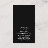 Retro Visitenkarte (Rückseite)