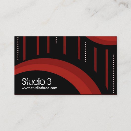 Retro Visitenkarte (Vorderseite)