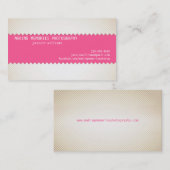 Retro Visitenkarte (Vorne/Hinten)