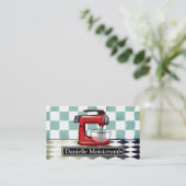 retro visitenkarte (Stehend Vorderseite)