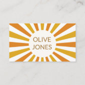 Retro-Visitenkarte Visitenkarte (Rückseite)