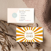 Retro-Visitenkarte Visitenkarte