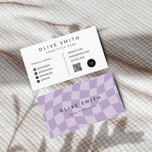 Retro-Visitenkarte Visitenkarte