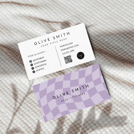 Retro-Visitenkarte Visitenkarte