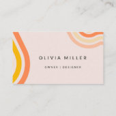 Retro-Visitenkarte Visitenkarte (Rückseite)