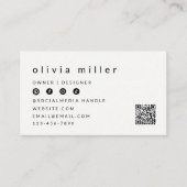 Retro-Visitenkarte Visitenkarte (Vorderseite)