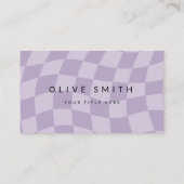 Retro-Visitenkarte Visitenkarte (Rückseite)