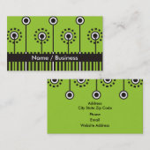 Retro Visitenkarten. Visitenkarte (Vorne/Hinten)