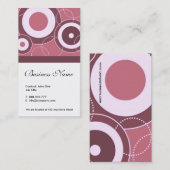 Retro Visitenkarten Visitenkarte (Vorne/Hinten)