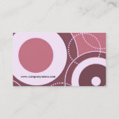 Retro Visitenkarten Visitenkarte (Rückseite)