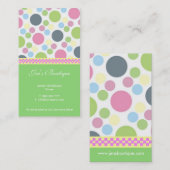 Retro Visitenkarten Visitenkarte (Vorne/Hinten)