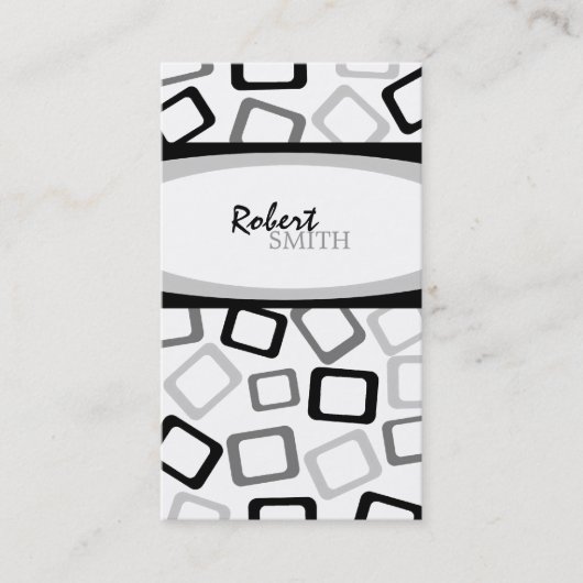 Retro Visitenkarten Visitenkarte (Vorderseite)