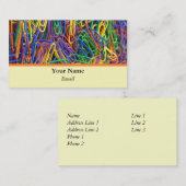 Retro Visitenkarten Visitenkarte (Vorne/Hinten)