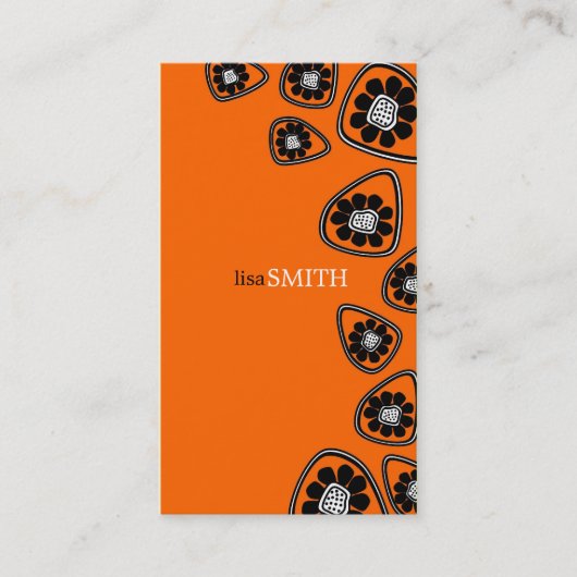 Retro Visitenkarten Visitenkarte (Vorderseite)