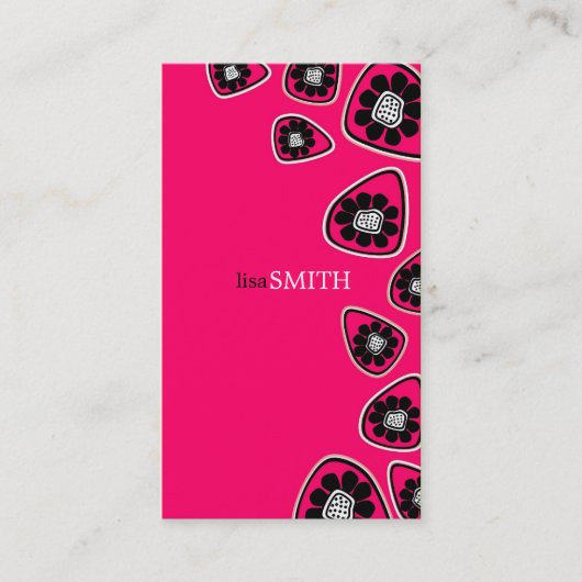 Retro Visitenkarten Visitenkarte (Vorderseite)