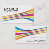 Retro Visitenkarten Visitenkarte (Vorne/Hinten)