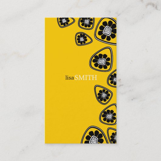 Retro Visitenkarten Visitenkarte (Vorderseite)