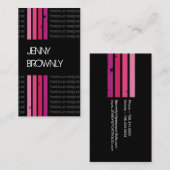 Retro Visitenkarten Visitenkarte (Vorne/Hinten)