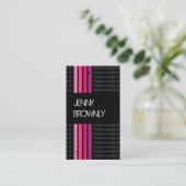 Retro Visitenkarten Visitenkarte (Stehend Vorderseite)