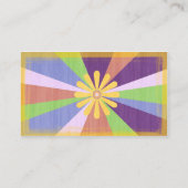 Retro Visitenkarten Visitenkarte (Rückseite)