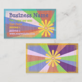 Retro Visitenkarten Visitenkarte (Vorne/Hinten)