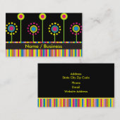 Retro Visitenkarten. Visitenkarte (Vorne/Hinten)