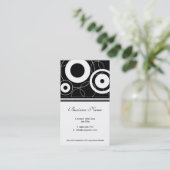 Retro Visitenkarten Visitenkarte (Stehend Vorderseite)