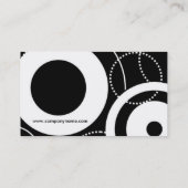 Retro Visitenkarten Visitenkarte (Rückseite)