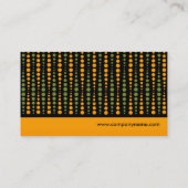 Retro Visitenkarten Visitenkarte (Rückseite)