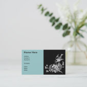 Retro Vogel-Visitenkarte Visitenkarte (Stehend Vorderseite)