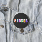 Retro-Vogelfreund Button (Beispiel)