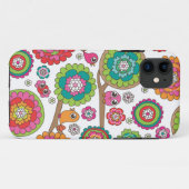 Retro Vogelmusterillustration Case-Mate iPhone Hülle (Rückseite (Horizontal))