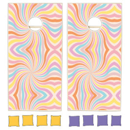 Retro voller Pastellfarben