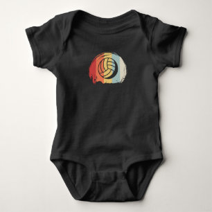 Retro Volleyball Baby Strampler