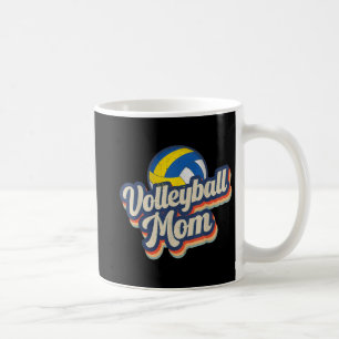 Retro Volleyball Mama Spaß Vintage Softball Mama M Kaffeetasse